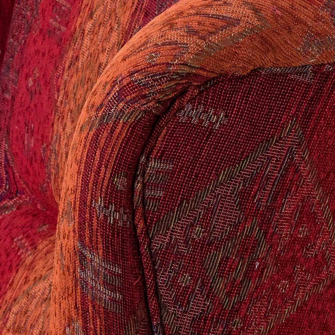 Maison Belfort Ohrensessel Isabelle Webstoff Rot - Mit Hocker 9 Maison Belfort Ohrensessel Isabelle Webstoff Rot - Mit Hocker – Bild 9