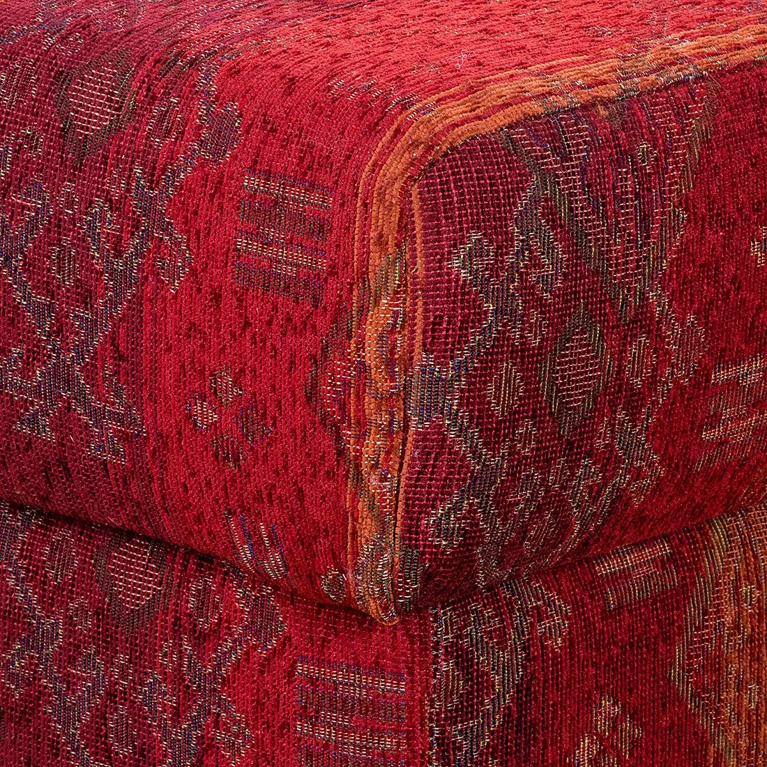 Maison Belfort Ohrensessel Isabelle Webstoff Rot - Mit Hocker 11 Maison Belfort Ohrensessel Isabelle Webstoff Rot - Mit Hocker – Bild 11