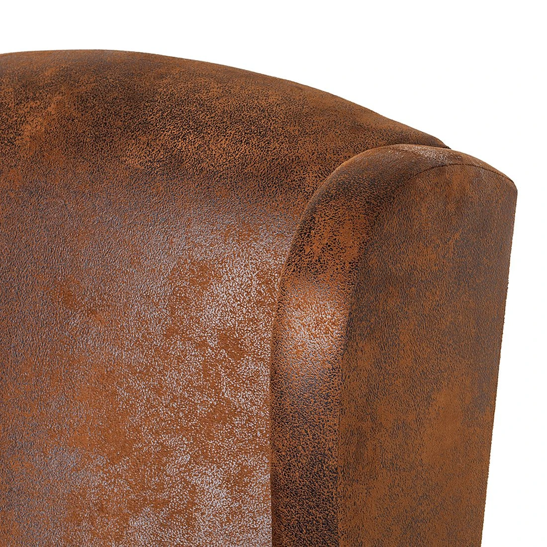 Red Living Ohrensessel Italo - Antiklederlook - Braun 5 Red Living Ohrensessel Italo - Antiklederlook - Braun – Bild 5