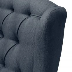 Maison Belfort Polstergarnitur Luro (2-1-1) - Strukturstoff - Dunkelblau -Wohnzimmermöbel boutique en ligne ohrensessel luro strukturstoff dunkelblau 4542540