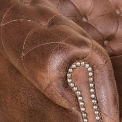 Ars manufacti Polstergarnitur Benavente (3-2-1) - Antiklederoptik Braun -Wohnzimmermöbel boutique en ligne polstergarnitur benavente 3 2 1 antiklederoptik braun 448426