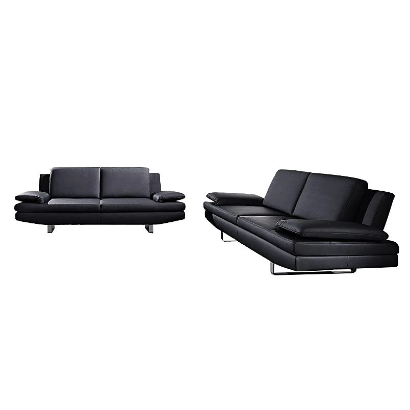 Fredriks Polstergarnitur Yovanna (3-2) - Kunstleder Schwarz 1 Fredriks Polstergarnitur Yovanna (3-2) - Kunstleder Schwarz