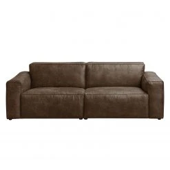 Ars manufacti Polstergarnitur Manchester (3-2) Antikle - Braun -Wohnzimmermöbel boutique en ligne polstergarnitur manchester 3 2 antiklederlook braun 4354936