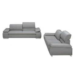 Fredriks Polstergarnitur Masca (3-2) - Webstoff Grau -Wohnzimmermöbel boutique en ligne polstergarnitur masca 3 2 webstoff grau 478157