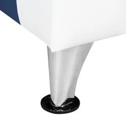 Studio Monroe Polstergarnitur Nixa (3-2-1) - Kunstleder Weiß/Dunkelblau -Wohnzimmermöbel boutique en ligne polstergarnitur nixa 3 2 1 kunstleder weiss dunkelblau 435898