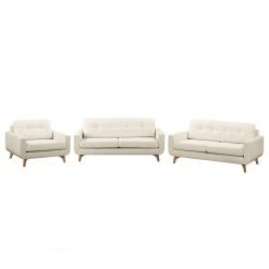 Mørteens Polstergarnitur Postville (3-2-1) - Hellbeige