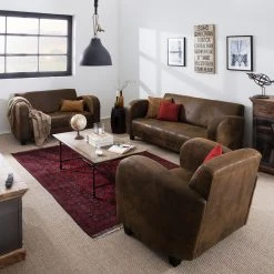 Ars manufacti Polstergarnitur Tullow (3-2-1) - Antiklederoptik Braun 19 Ars manufacti Polstergarnitur Tullow (3-2-1) - Antiklederoptik Braun -Wohnzimmermöbel boutique en ligne polstergarnitur tullow 3 2 1 antiklederoptik braun 4905320