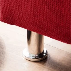 Fredriks Polsterhocker Calang Webstoff - Rot -Wohnzimmermöbel boutique en ligne polsterhocker calang webstoff rot 4645164