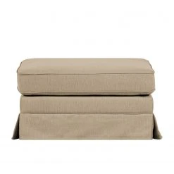 Ridgevalley Polsterhocker Campagne Webstoff - Muskat -Wohnzimmermöbel boutique en ligne polsterhocker campagne webstoff bisonbraun 4987276