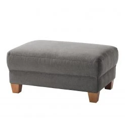 Ars Natura Polsterhocker Cebu Webstoff - Grau