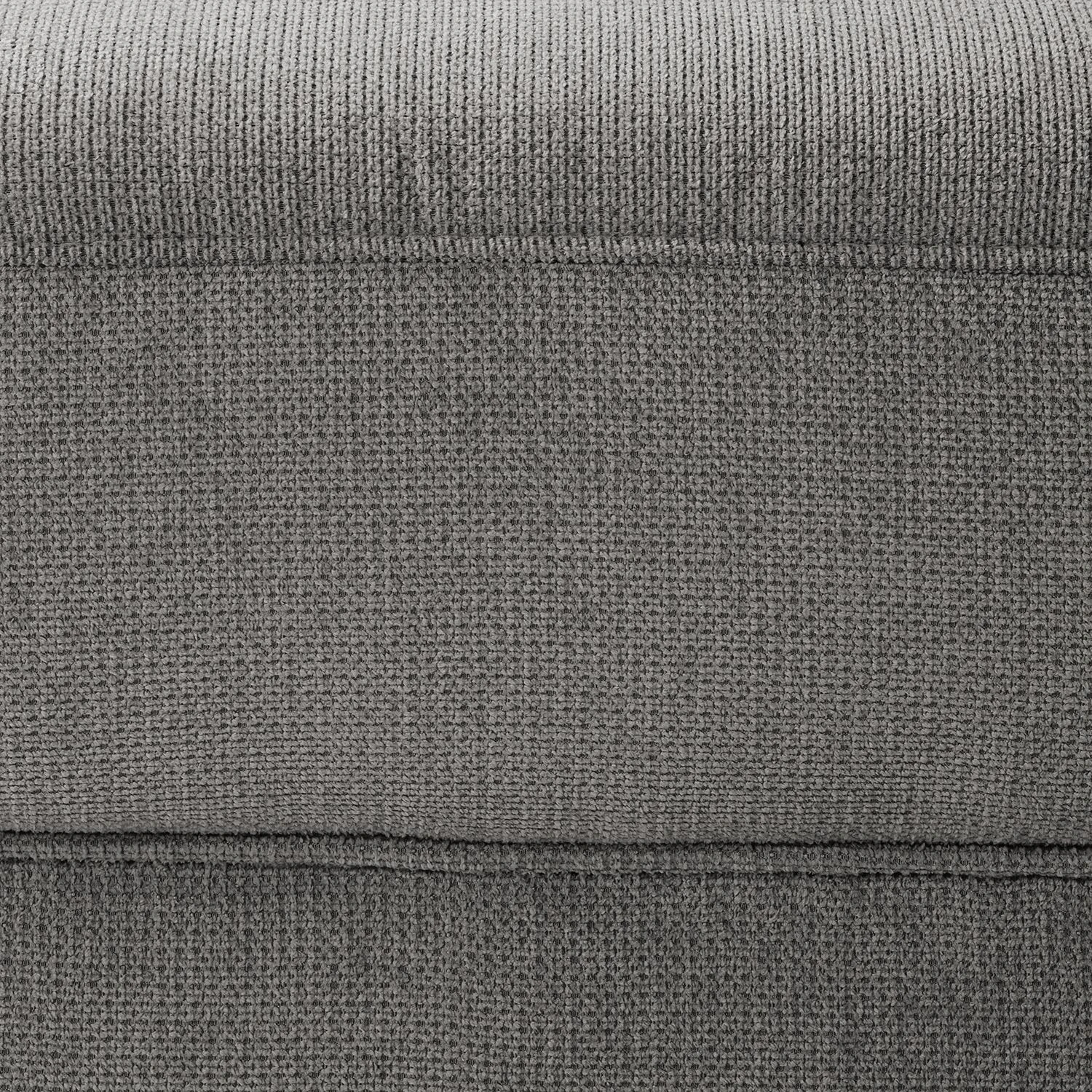 Ars Natura Polsterhocker Cebu Webstoff - Grau 7 Ars Natura Polsterhocker Cebu Webstoff - Grau – Bild 7