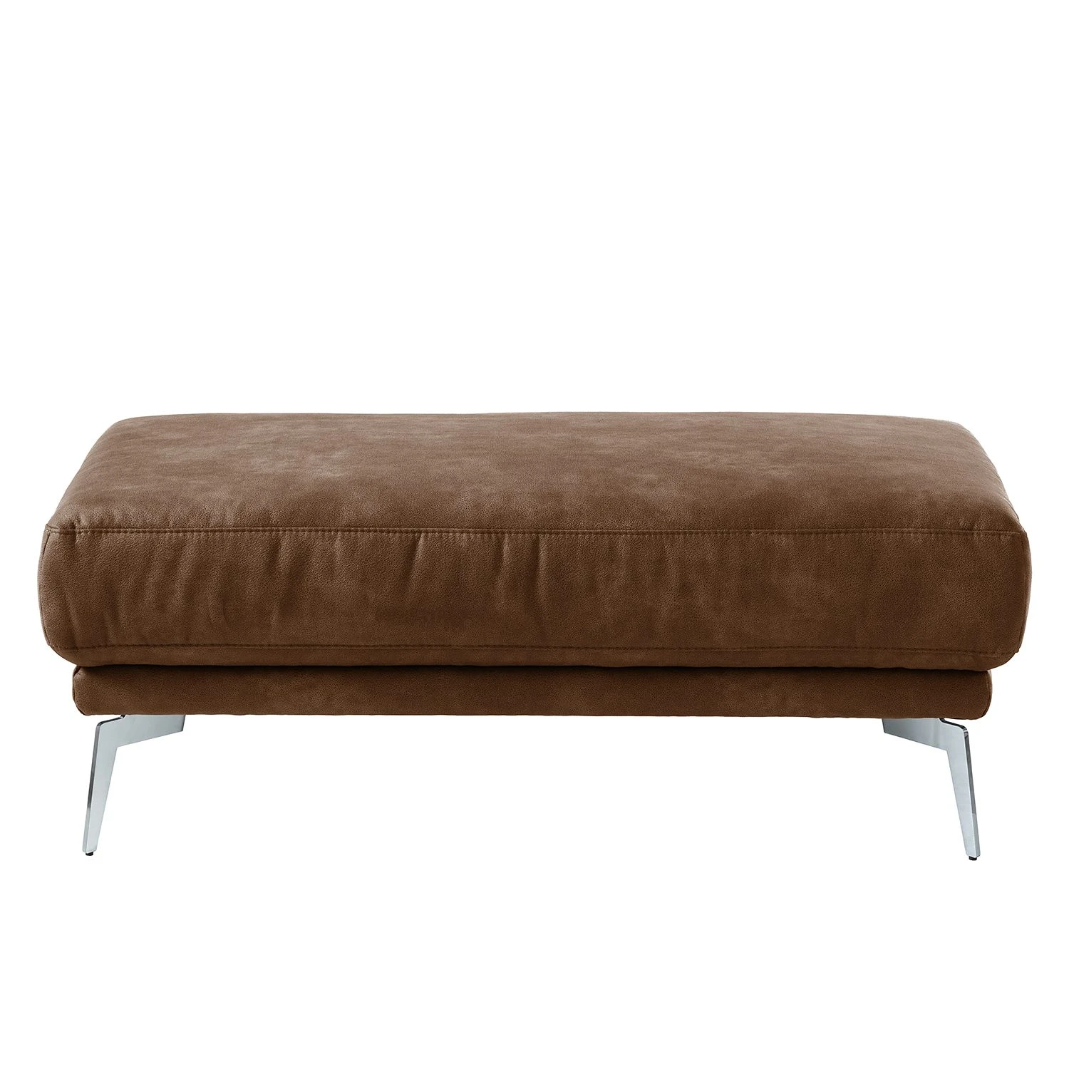 Loftscape Polsterhocker Ryley Kunstleder - Cognac 4 Loftscape Polsterhocker Ryley Kunstleder - Cognac – Bild 4