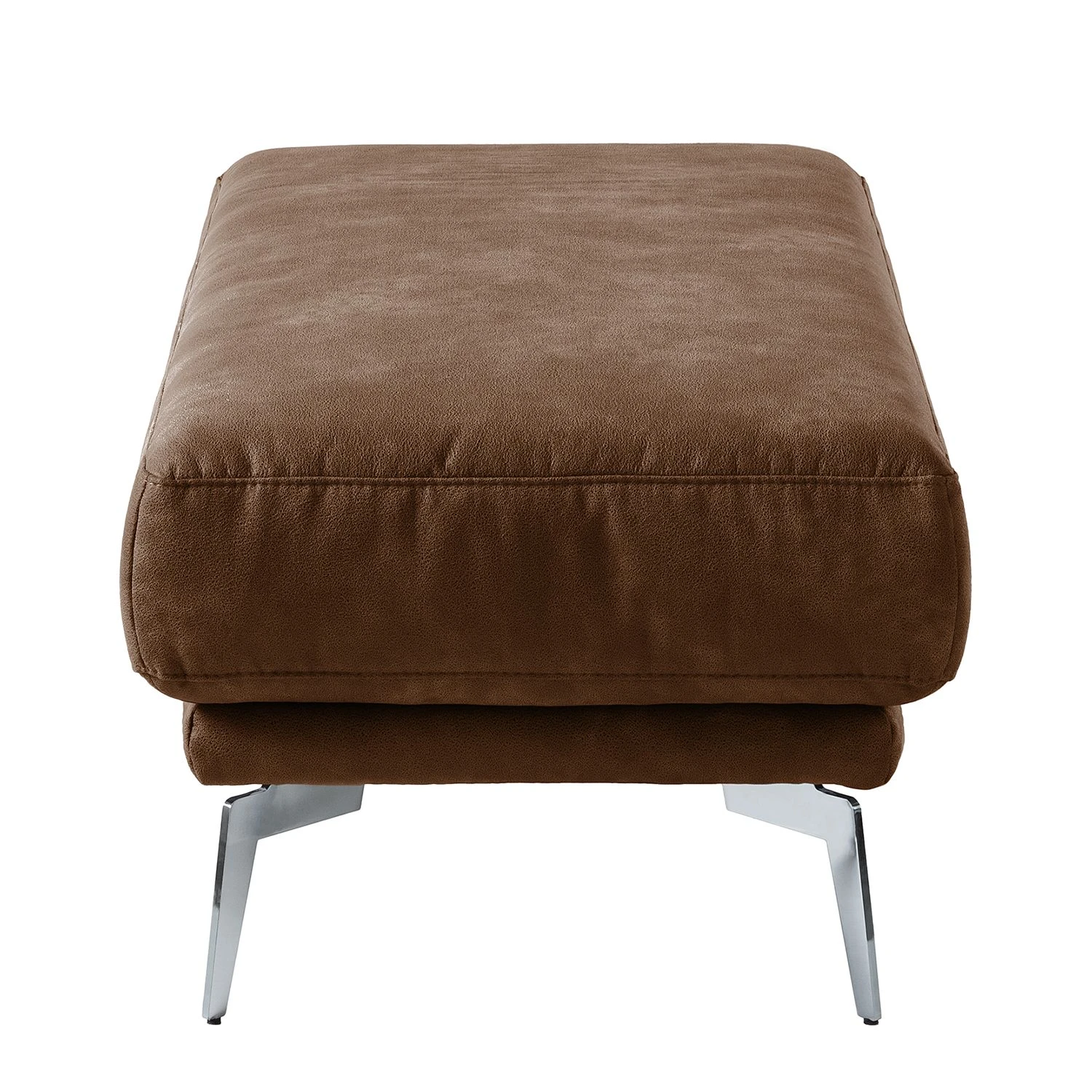 Loftscape Polsterhocker Ryley Kunstleder - Cognac 5 Loftscape Polsterhocker Ryley Kunstleder - Cognac – Bild 5