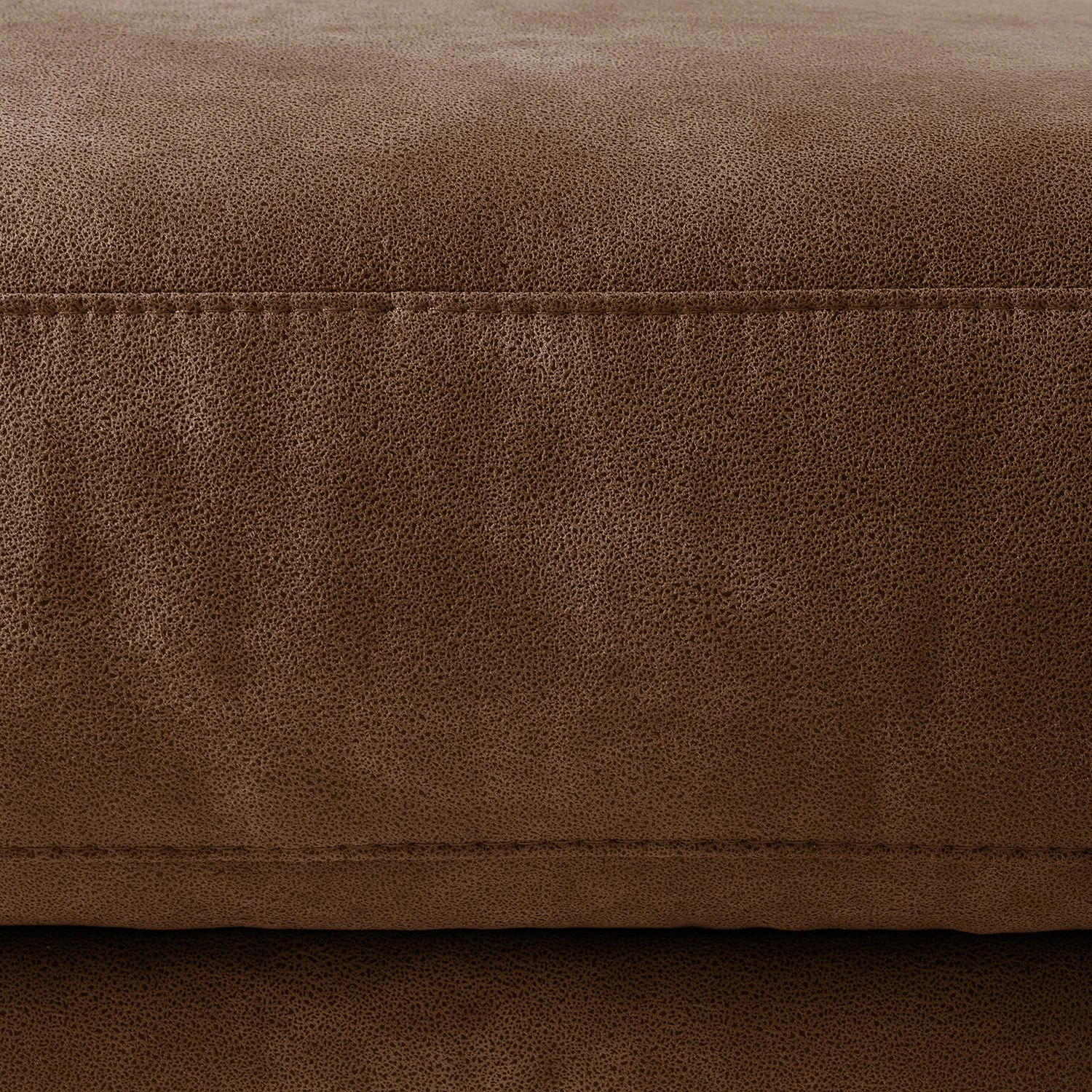 Loftscape Polsterhocker Ryley Kunstleder - Cognac 6 Loftscape Polsterhocker Ryley Kunstleder - Cognac – Bild 6