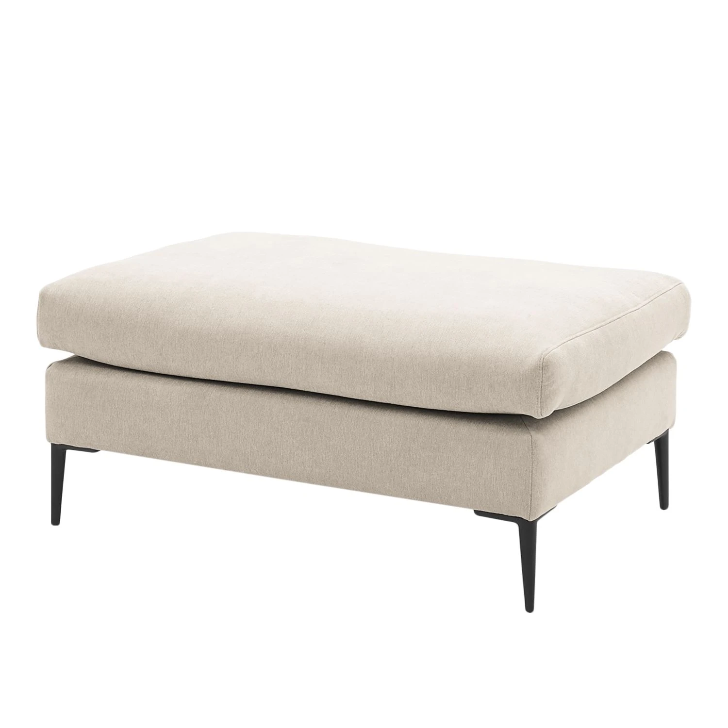 Fredriks Polsterhocker Streaky Bay - Hellbeige 1 Fredriks Polsterhocker Streaky Bay - Hellbeige