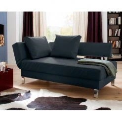 Loftscape Recamiere Athmos (mit Schlaffunktion) - Kunstleder - Dunkelblau - Armlehne davorstehend links -Wohnzimmermöbel boutique en ligne recamiere athmos mit schlaffunktion kunstleder armlehne davorstehend links dunkelblau 1720162