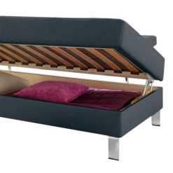 Loftscape Recamiere Athmos (mit Schlaffunktion) - Kunstleder - Dunkelblau - Armlehne davorstehend links -Wohnzimmermöbel boutique en ligne recamiere athmos mit schlaffunktion kunstleder armlehne davorstehend links dunkelblau 1720170