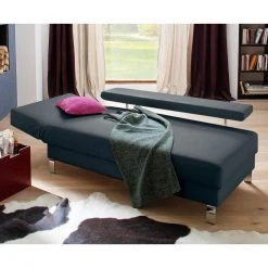 Loftscape Recamiere Athmos (mit Schlaffunktion) - Kunstleder - Dunkelblau - Armlehne davorstehend links -Wohnzimmermöbel boutique en ligne recamiere athmos mit schlaffunktion kunstleder armlehne davorstehend links dunkelblau 1720194