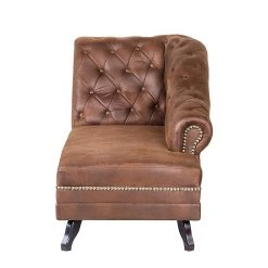 Ars manufacti Recamiere Benavente - Antiklederoptik Braun - Armlehne davorstehend links -Wohnzimmermöbel boutique en ligne recamiere benavente antiklederlook braun armlehne davorstehend links 406858