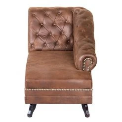 Ars manufacti Recamiere Benavente - Antiklederoptik Braun - Armlehne davorstehend links -Wohnzimmermöbel boutique en ligne recamiere benavente antiklederlook braun armlehne davorstehend links 406867