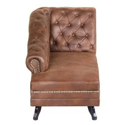 Ars manufacti Recamiere Benavente - Antiklederoptik Braun - Armlehne davorstehend rechts -Wohnzimmermöbel boutique en ligne recamiere benavente antiklederlook braun armlehne davorstehend rechts 406296