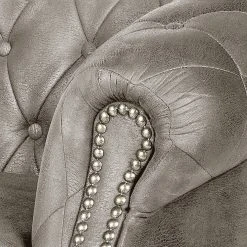 Ars manufacti Recamiere Benavente - Antiklederoptik Silber - Armlehne davorstehend rechts -Wohnzimmermöbel boutique en ligne recamiere benavente antiklederoptik silber armlehne davorstehend rechts 1757638