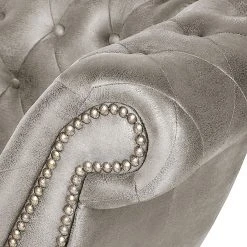 Ars manufacti Recamiere Benavente - Antiklederoptik Silber - Armlehne davorstehend rechts -Wohnzimmermöbel boutique en ligne recamiere benavente antiklederoptik silber armlehne davorstehend rechts 1757670