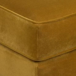 Jack & Alice Recamiere Blomma - Samtstoff SenfGelb - Armlehne davorstehend links -Wohnzimmermöbel boutique en ligne recamiere blomma samtstoff senfgelb armlehne davorstehend links 354726