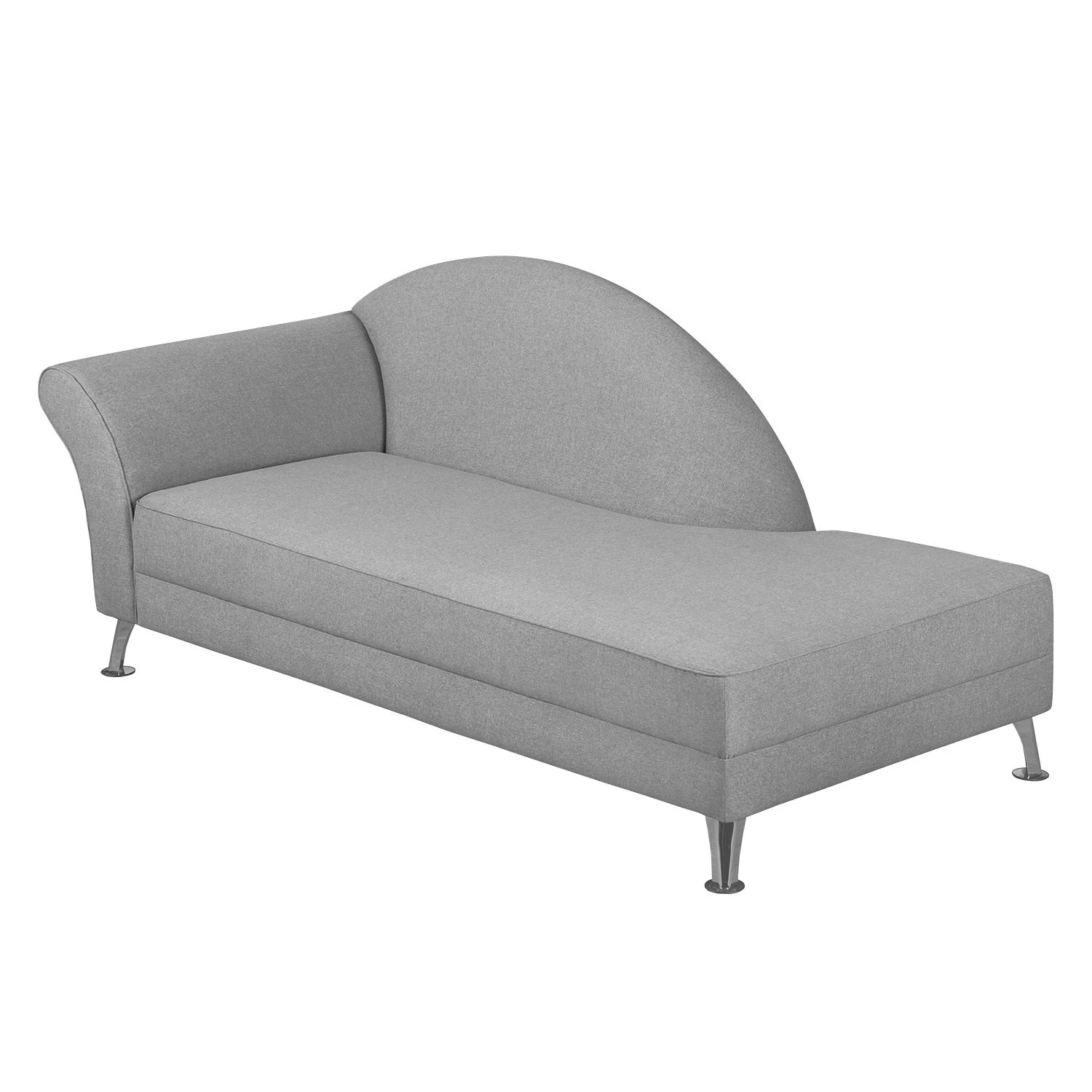 Loftscape Recamiere Kendale II Webstoff - Grau - Armlehne davorstehend links 3 Loftscape Recamiere Kendale II Webstoff - Grau - Armlehne davorstehend links – Bild 3