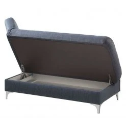 Loftscape Recamiere Limon - Webstoff - Jeansblau - Armlehne davorstehend links -Wohnzimmermöbel boutique en ligne recamiere limon webstoff 5151248