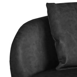 Maison Belfort Recamiere Revel Kunstleder - Anthrazit - Armlehne davorstehend rechts -Wohnzimmermöbel boutique en ligne recamiere revel kunstleder armlehne davorstehend rechts anthrazit 2234686