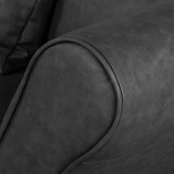 Maison Belfort Recamiere Revel Kunstleder - Anthrazit - Armlehne davorstehend rechts -Wohnzimmermöbel boutique en ligne recamiere revel kunstleder armlehne davorstehend rechts anthrazit 2234722