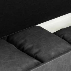 Maison Belfort Recamiere Revel Kunstleder - Anthrazit - Armlehne davorstehend rechts -Wohnzimmermöbel boutique en ligne recamiere revel kunstleder armlehne davorstehend rechts anthrazit 2234730