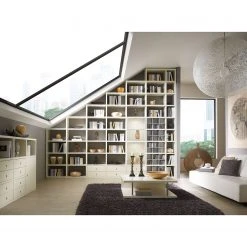 Fredriks Regal Concept XVI (inkl. Beleuchtung) - Hochglanz Weiß -Wohnzimmermöbel boutique en ligne regal concept xvi inkl beleuchtung hochglanz weiss 5074460