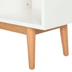 Mørteens Regal Lindholm III - Weiß/Eiche massiv -Wohnzimmermöbel boutique en ligne regal lindholm iii weiss eiche massiv 3192393