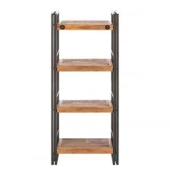 Ars manufacti Regal Manchester IV - Akazie massiv / Metall - Akazie / Anthrazit -Wohnzimmermöbel boutique en ligne regal manchester iv akazie massiv metall 4877364