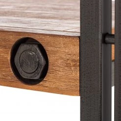 Ars manufacti Regal Manchester IV - Akazie massiv / Metall - Akazie / Anthrazit -Wohnzimmermöbel boutique en ligne regal manchester iv akazie massiv metall 4877376