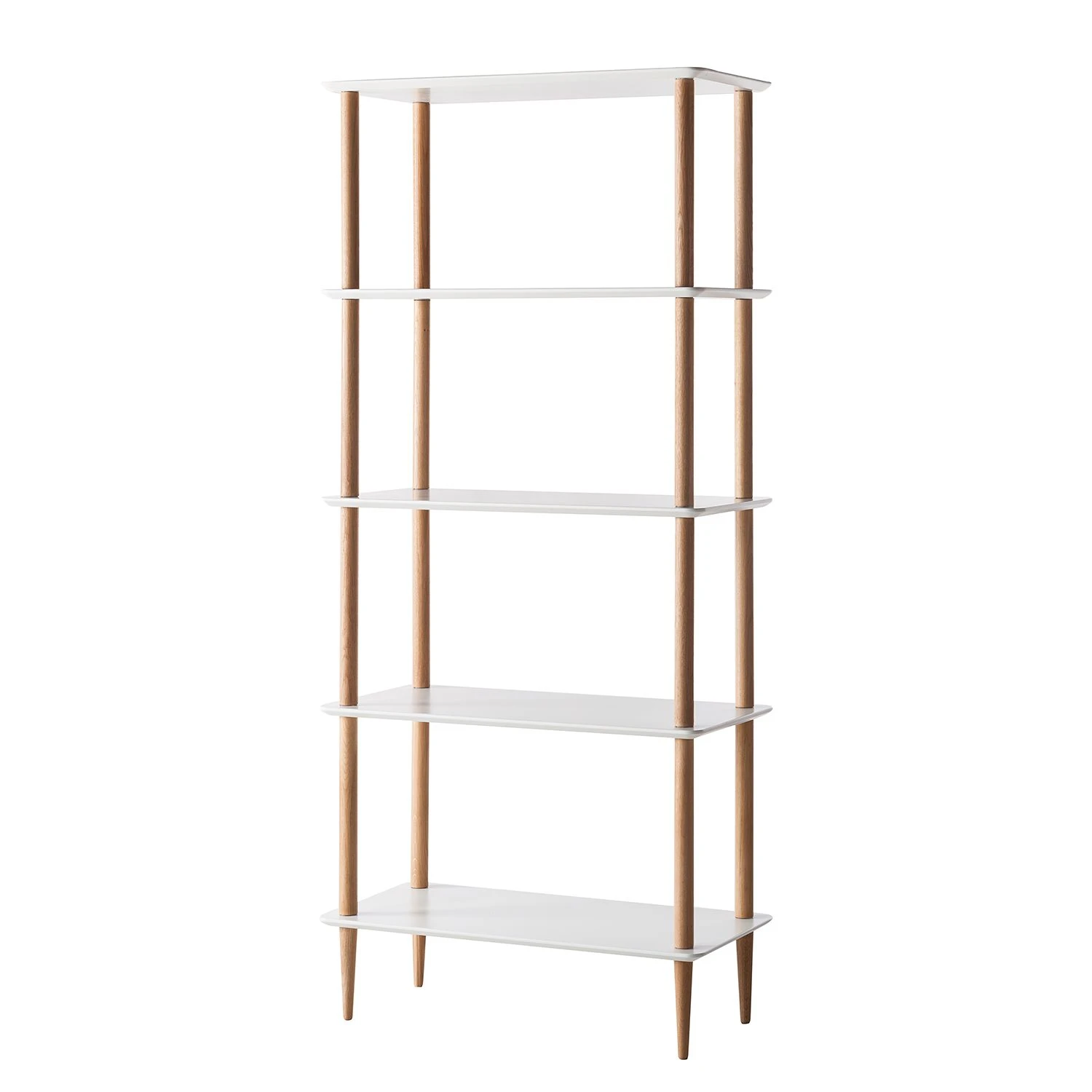 Mørteens Regal Opalanka - Eiche teilmassiv - Weiß / Eiche 1 Mørteens Regal Opalanka - Eiche teilmassiv - Weiß / Eiche