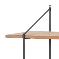 Mørteens Regal Oxbow II - Paulownia massiv / Metall - Paulownia / Schwarz -Wohnzimmermöbel boutique en ligne regal oxbow ii paulownia massiv paulownia 4562364