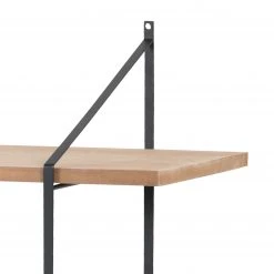 Mørteens Regal Oxbow II - Paulownia massiv / Metall - Paulownia / Schwarz -Wohnzimmermöbel boutique en ligne regal oxbow ii paulownia massiv paulownia 4562372