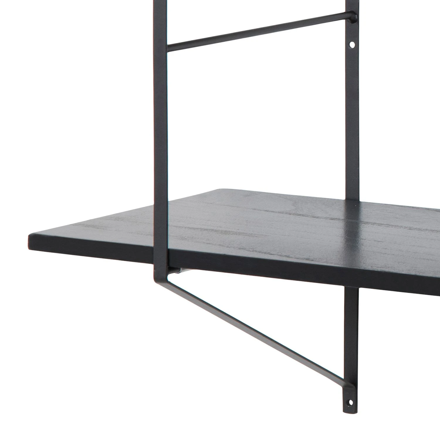 Mørteens Regal Oxbow II - Paulownia massiv / Metall - Paulownia Schwarz 4 Mørteens Regal Oxbow II - Paulownia massiv / Metall - Paulownia Schwarz – Bild 4