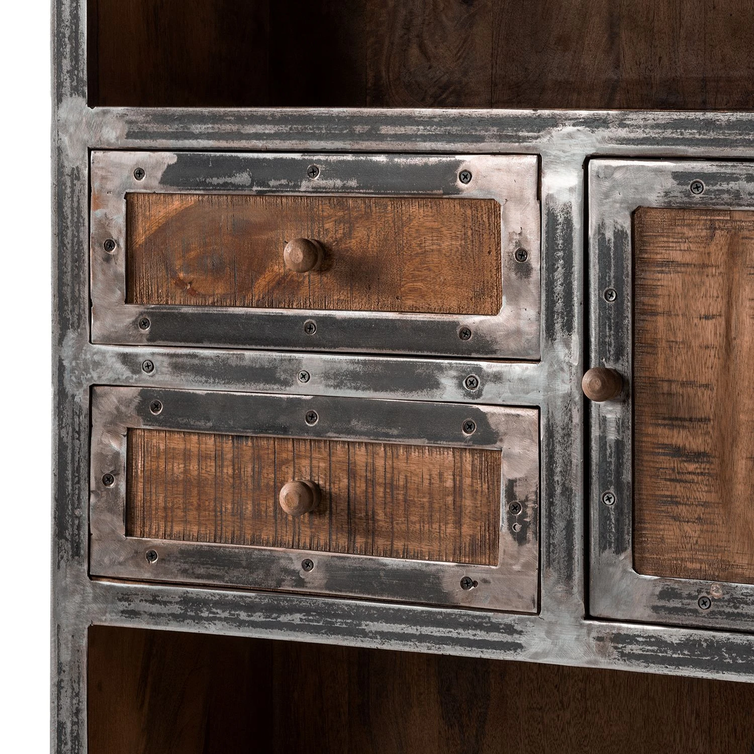 Ars manufacti Regal Wharton II - Akazie teilmassiv / Stahl 9 Ars manufacti Regal Wharton II - Akazie teilmassiv / Stahl – Bild 9