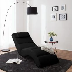 Fredriks Relaxliege Califfo - Kunstleder Schwarz -Wohnzimmermöbel boutique en ligne relaxliege califfo kunstleder schwarz 4904820