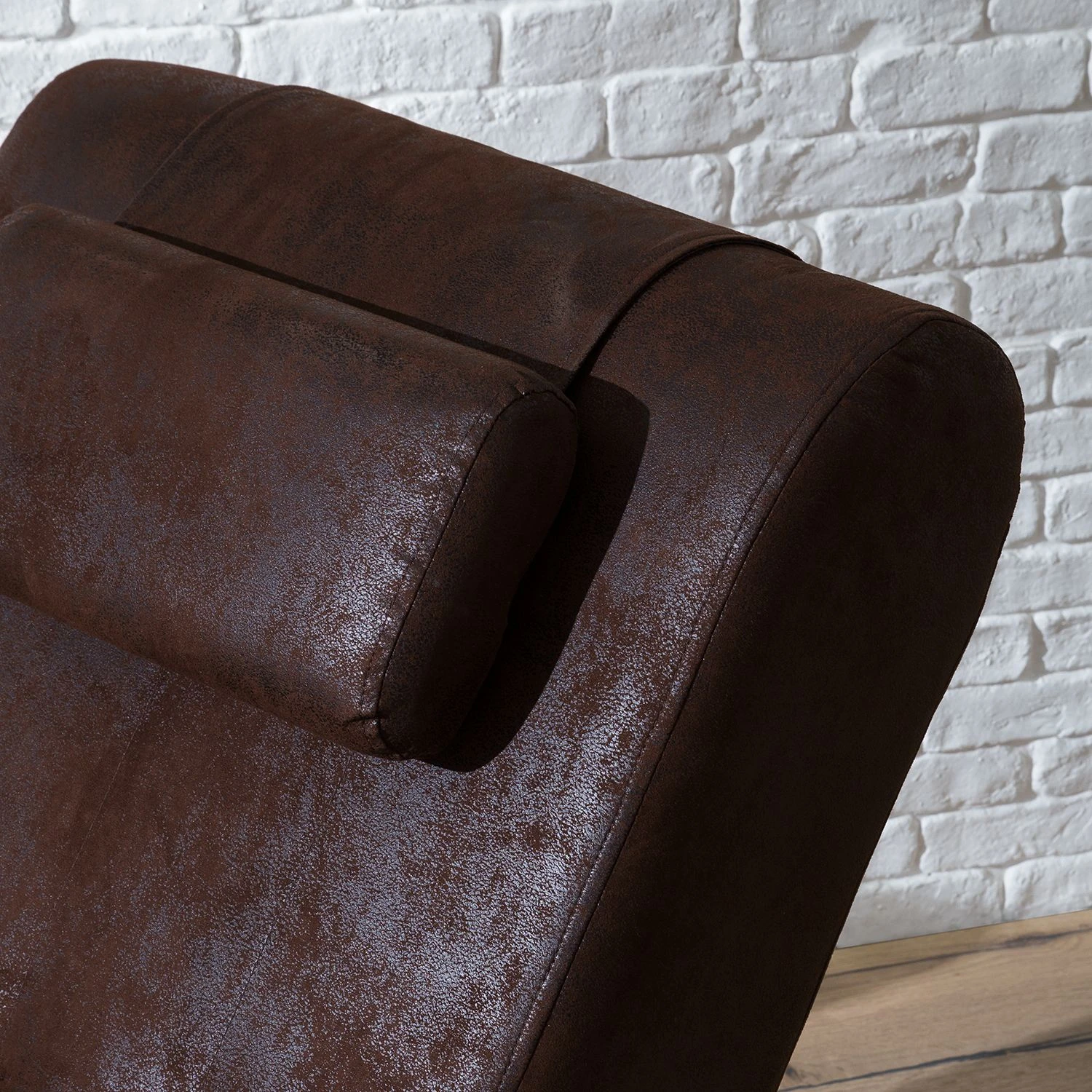 Red Living Relaxliege Ohara - Antiklederoptik Dunkelbraun 8 Red Living Relaxliege Ohara - Antiklederoptik Dunkelbraun – Bild 8