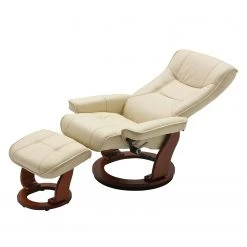 Modoform Relaxsessel Odenwald (mit Hocker) - Echtleder Creme -Wohnzimmermöbel boutique en ligne relaxsessel odenwald mit hocker echtleder creme 4622464
