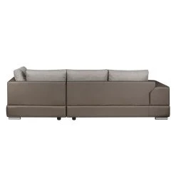 Roomscape Ecksofa Tosya - Kunstleder Taupe/Strukturstoff Grau - Ottomane davorstehend rechts 23 Roomscape Ecksofa Tosya - Kunstleder Taupe/Strukturstoff Grau - Ottomane davorstehend rechts -Wohnzimmermöbel boutique en ligne ropez diva ecke 2014 04 10 1 389219