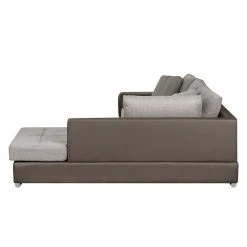Roomscape Ecksofa Tosya - Kunstleder Taupe/Strukturstoff Grau - Ottomane davorstehend rechts 20 Roomscape Ecksofa Tosya - Kunstleder Taupe/Strukturstoff Grau - Ottomane davorstehend rechts -Wohnzimmermöbel boutique en ligne ropez diva ecke 2014 04 10 1 389221