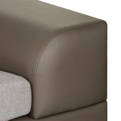 Roomscape Ecksofa Tosya - Kunstleder Taupe/Strukturstoff Grau - Ottomane davorstehend links -Wohnzimmermöbel boutique en ligne ropez diva ecke 2014 04 10 2 389164
