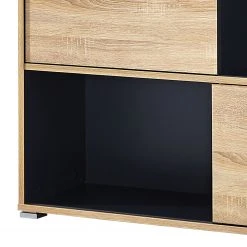 Germania Schiebetürenregal Mingle II - Anthrazit/Eiche Sonoma Dekor -Wohnzimmermöbel boutique en ligne schiebetuerenregal mingle ii anthrazit eiche sonoma dekor 5029424