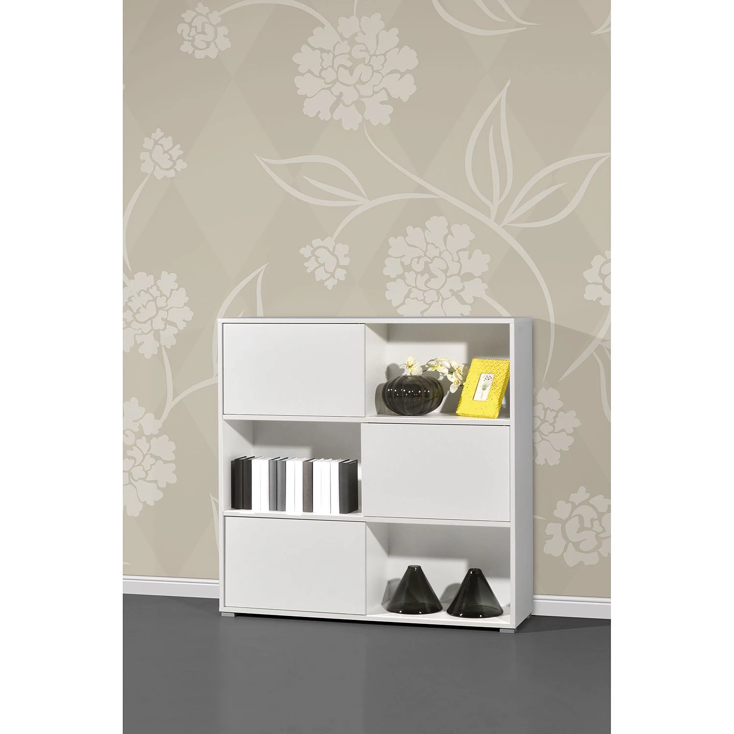 Germania Schiebetürenregal Mingle II - Weiß/Eiche Sonoma Dekor 13 Germania Schiebetürenregal Mingle II - Weiß/Eiche Sonoma Dekor – Bild 13